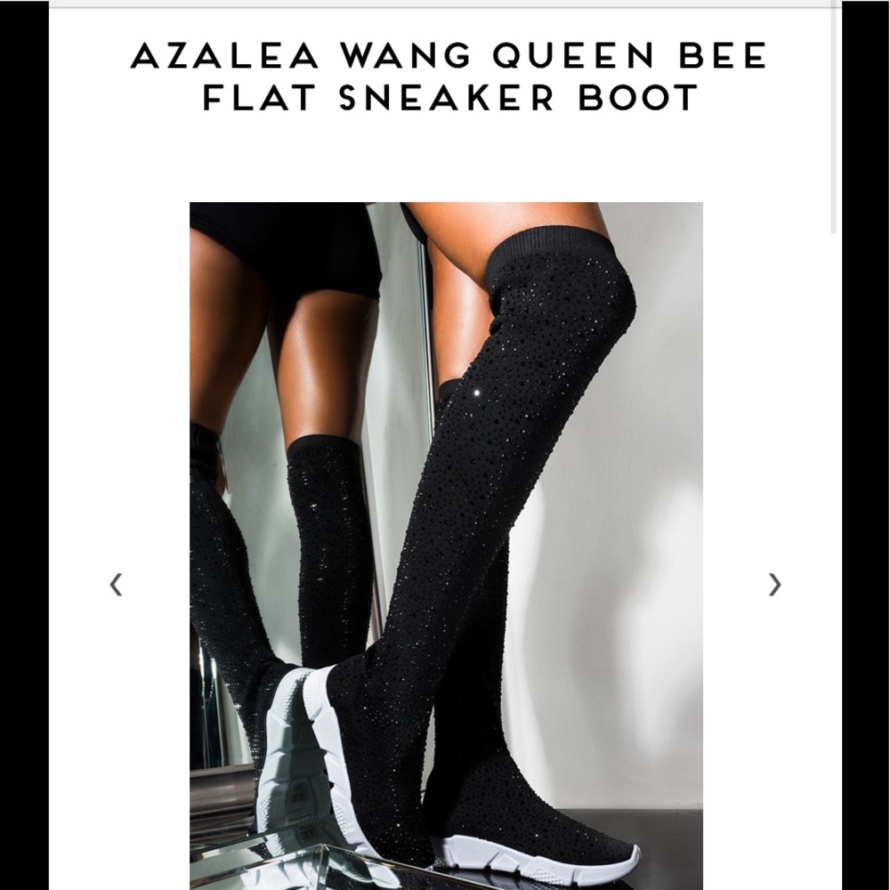 EUC:SZ 9/39 SHOPAKIRA AZAELA WANG BLING SNEAK BOOT